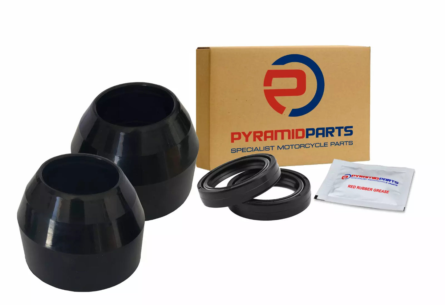 Suzuki TC125 1972-1977 Fork Oil Seals and Dust Boots Kit 5117325010 5115308011