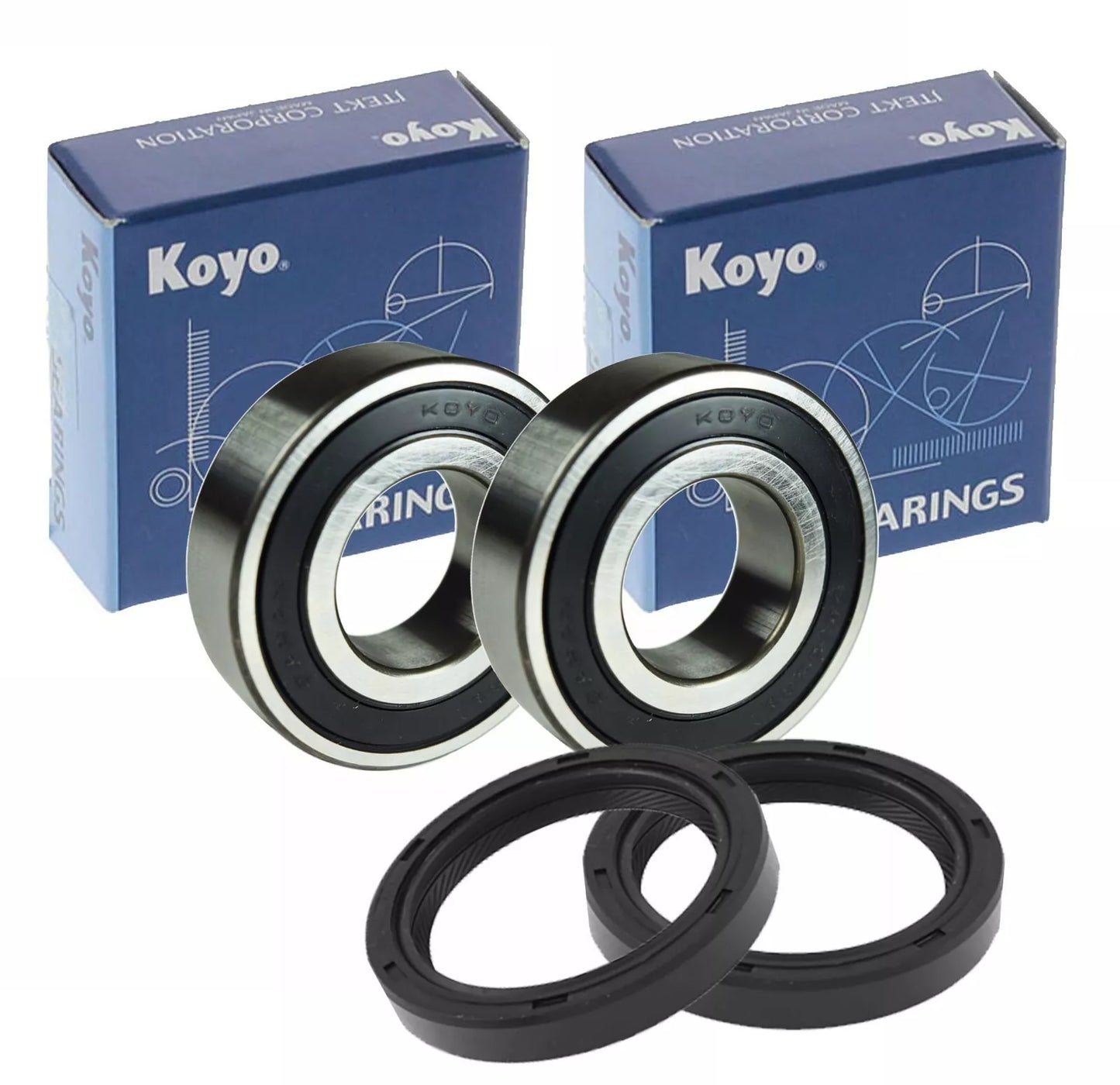 Triumph Speed Triple 955i (From Vin 132513) Front Wheel Bearing and Seals Kit