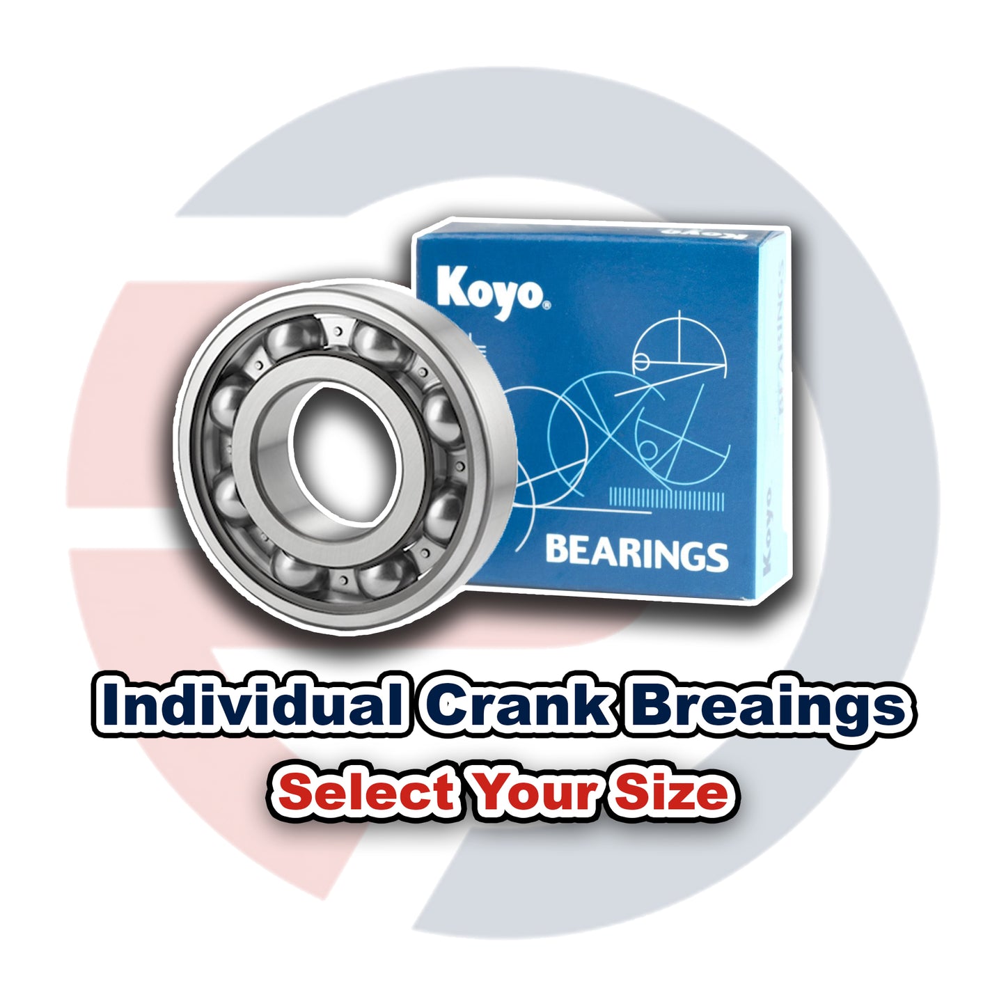 Individual Crank Bearing ( Select Your Size )