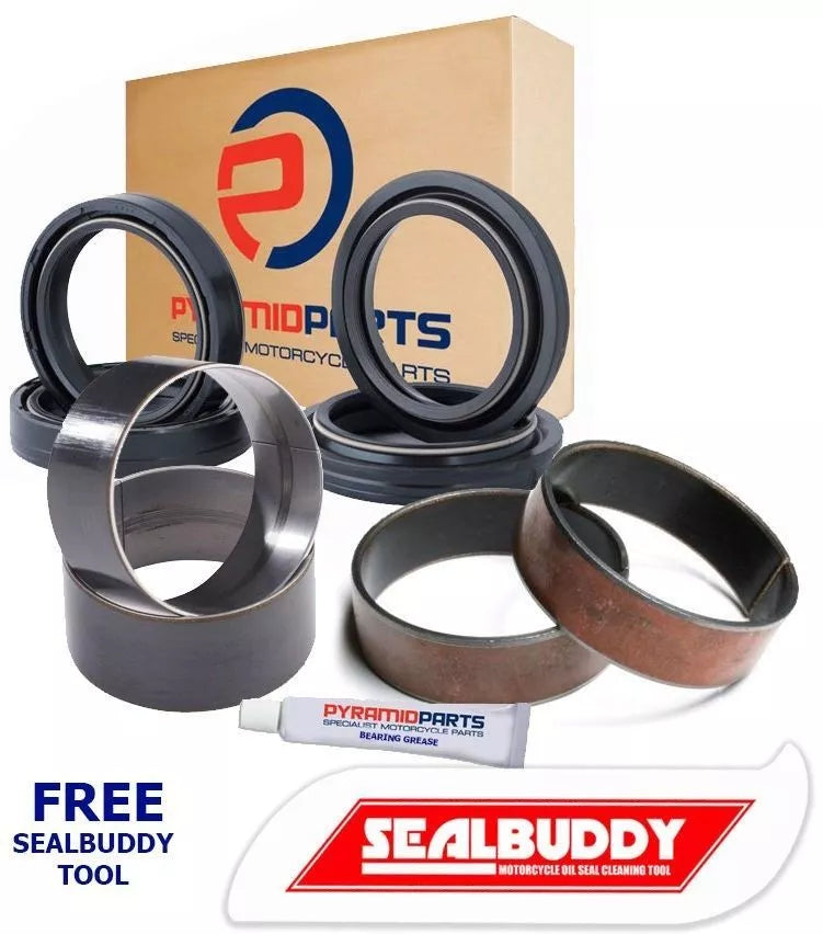 KTM WP50 Extreme MX5060 50mm Fork Seals Wipers Bushes Suspension Overhaul Kit