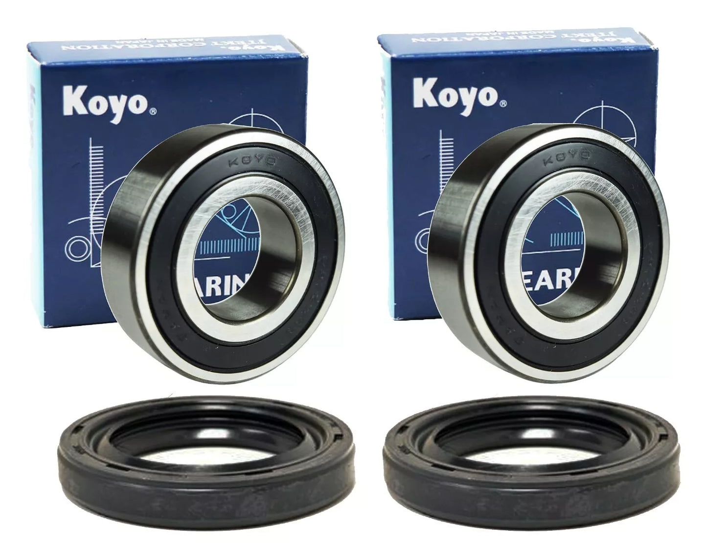Yamaha XS750 DOHC 1976-1979 Front Wheel Bearing Kit with Seals