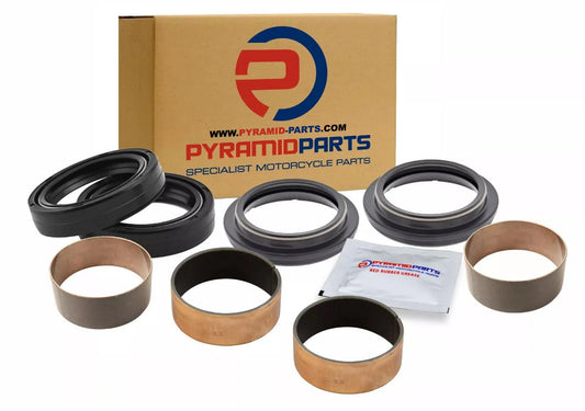 APRILIA ETV 1000 Caponord 02-09 50mm Fork Seals Dust Seals Bushes Suspension Kit
